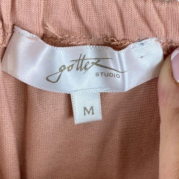 Gottex Strapless Color Block Wide
Leg Cropped Jumpsuit Romper Sz M - Picture 4 of 9